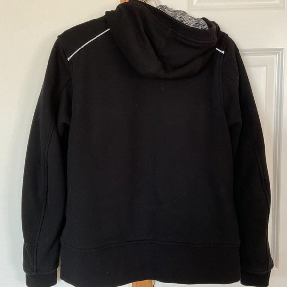 HARLEY-DAVIDSON Women's Heavy Duty Hooded Sweatshirt Riding Jacket EUC Size L - Picture 3 of 11